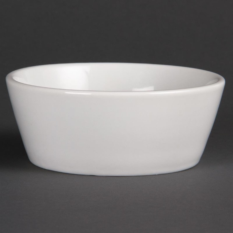  Olympia Whiteware runde konische Schalen 12cm 