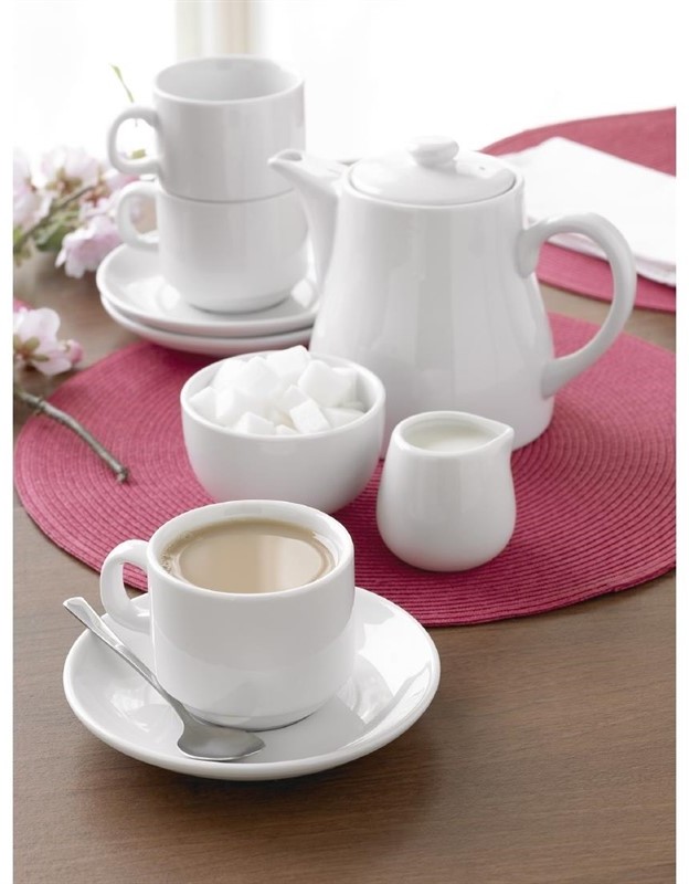  Olympia Whiteware Untertassen f&uuml;r CB464 