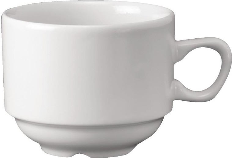  Churchill Whiteware Nova stapelbare Teetassen 21,3cl (24  St&uuml;ck) 