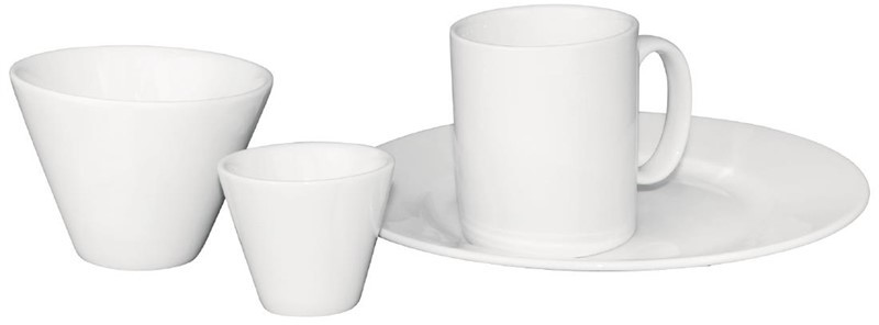  Olympia Whiteware konische Auflauff&ouml;rmchen wei&szlig; 7cm 