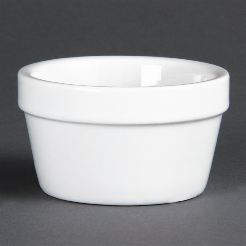  Olympia Whiteware stapelbare Auflauff&ouml;rmchen 7,7cm 