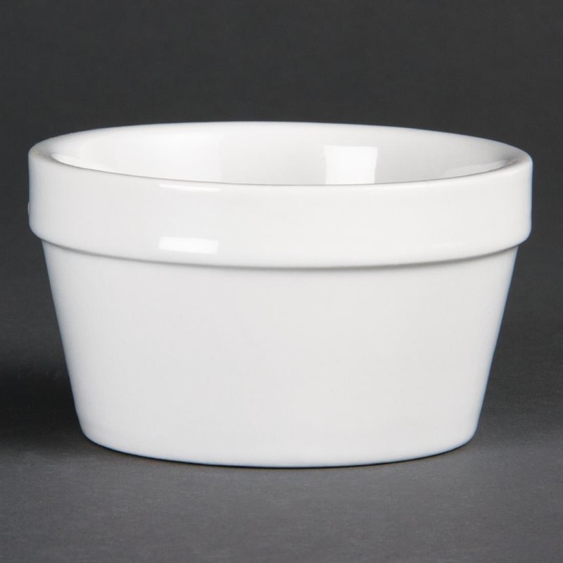 Olympia Whiteware stapelbare Auflauff&ouml;rmchen 9,5cm 