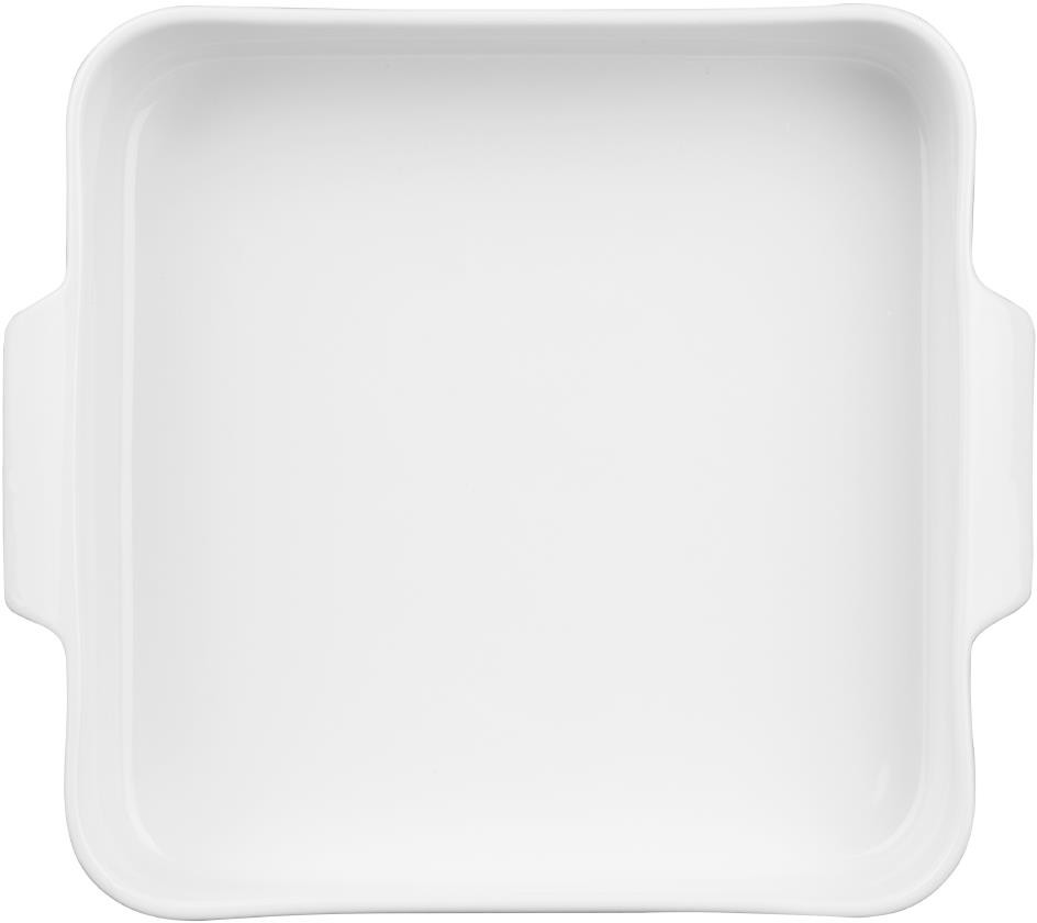  Olympia Whiteware Quadratische Bratform mit Griffen 260x225x50mm (2 St&uuml;ck) 