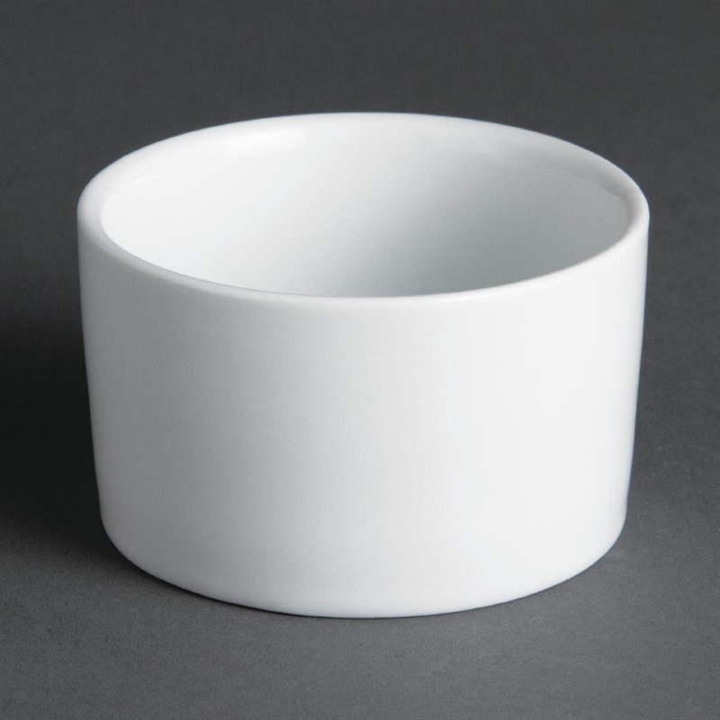  Olympia Whiteware Moderne Auflauff&ouml;rmchen 7cm 