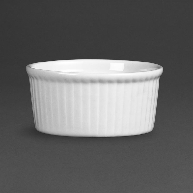  Olympia Whiteware Auflauff&ouml;rmchen 8cm 