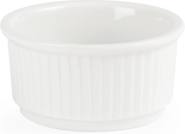  Olympia Whiteware stapelbare Auflauff&ouml;rmchen 8,5cm 