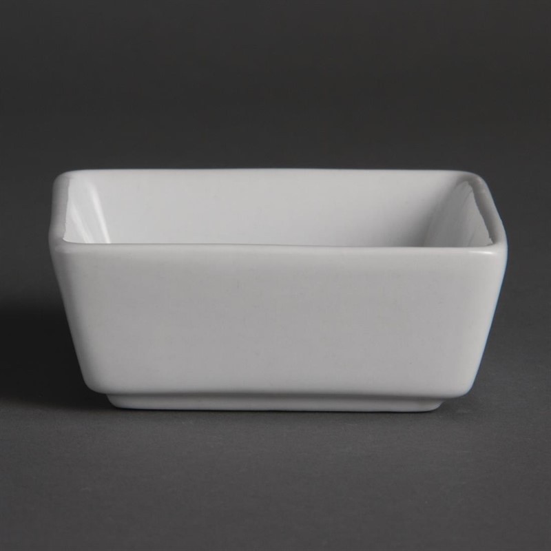  Olympia Whiteware quadratische Amusesch&auml;lchen 8,5cm 