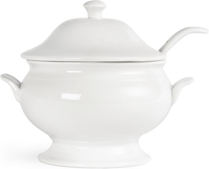  Olympia Whiteware Suppenterrine und Kelle 2,5L 