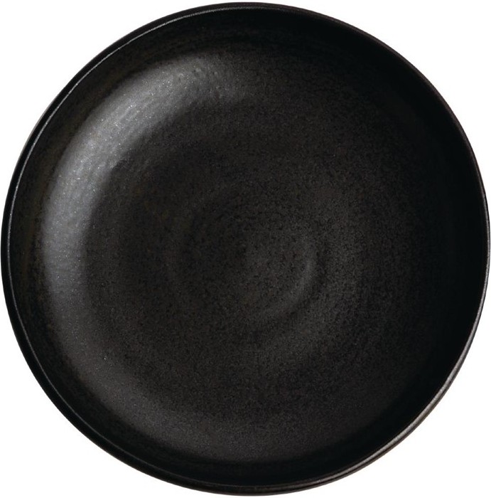  Olympia Canvas Schale mit hohem Rand schwarz 23cm 
