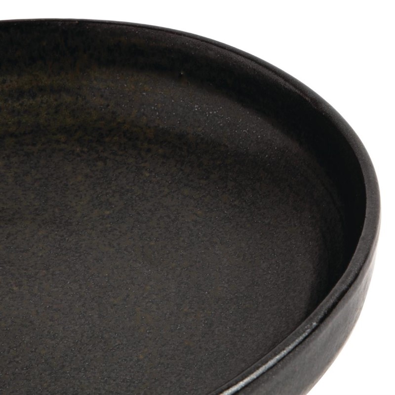  Olympia Canvas Schale mit hohem Rand schwarz 23cm 