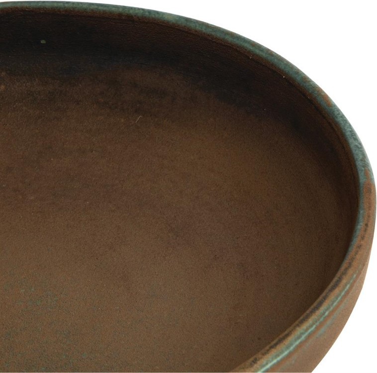  Olympia Canvas Schale mit hohem Rand dunkelgr&uuml;n 23cm 