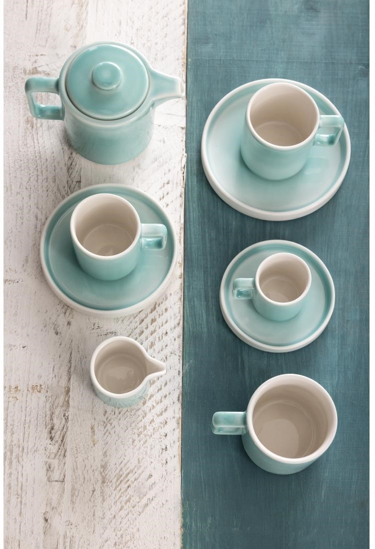  Olympia Fondant Untertasse Mint 152mm f&uuml;r CU444 (6 St&uuml;ck) 