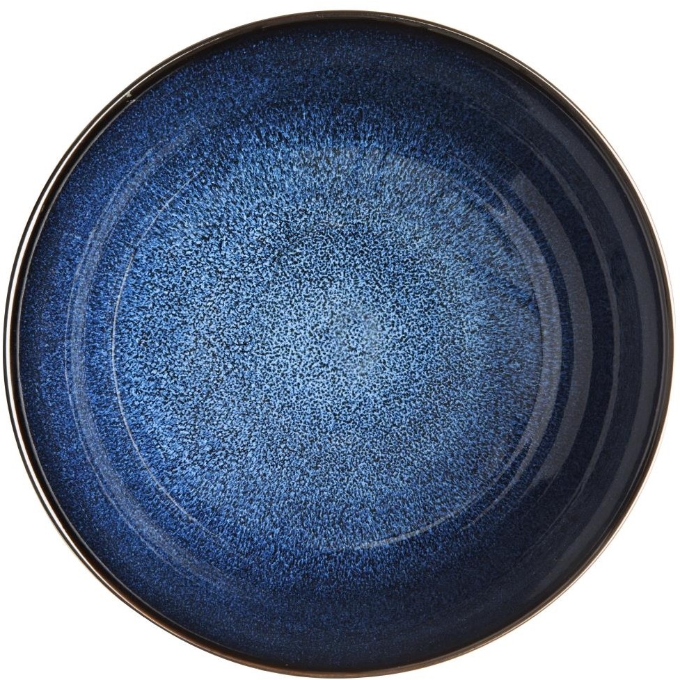  Olympia Luna Mitternachtsblaue Schalen mit Fu&szlig; 205mm (4er-Pack) 