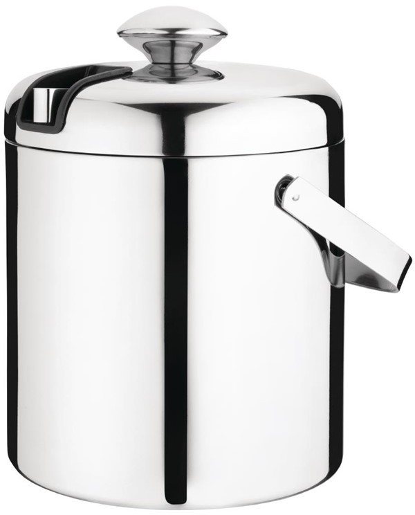  Olympia Eiseimer mit Deckel und Zange 1,23L 