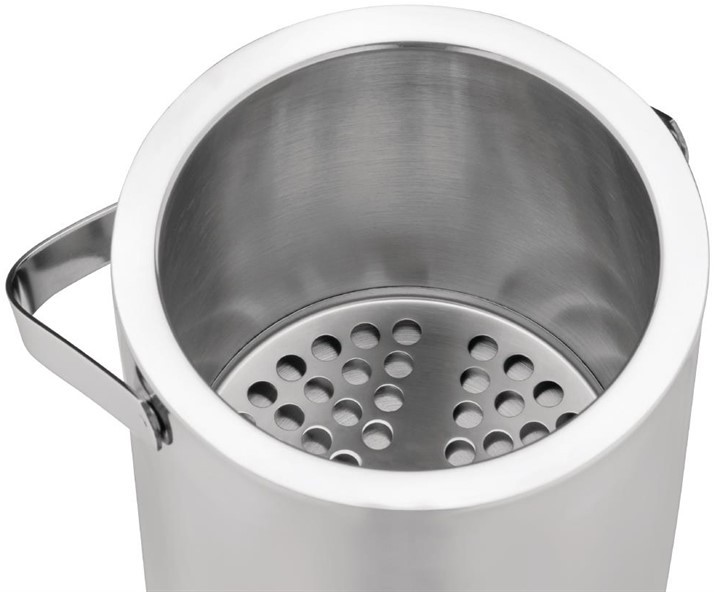  Olympia Eiseimer mit Deckel und Zange 1,23L 