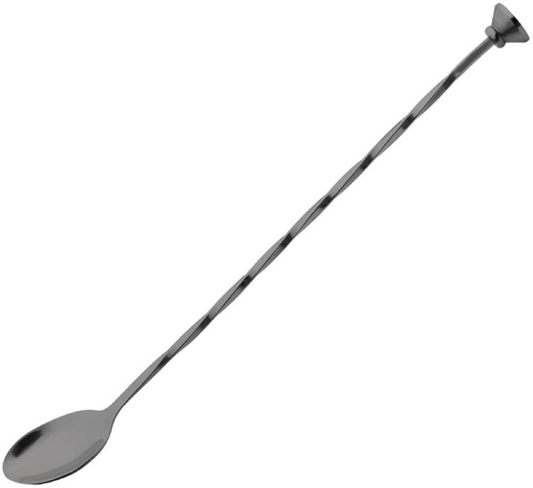  Olympia Cocktail Barl&ouml;ffel schwarz 