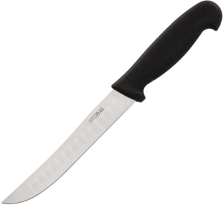  Hygiplas Fleischmesser mit Kullen schwarz 12,5cm 