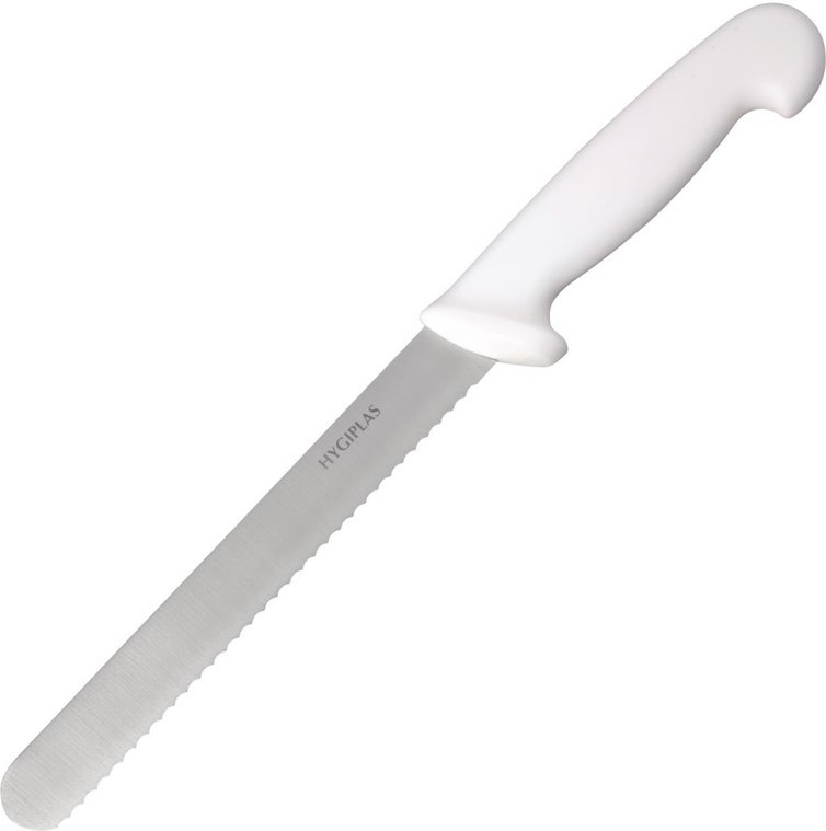  Hygiplas Brotmesser 20cm wei&szlig; 