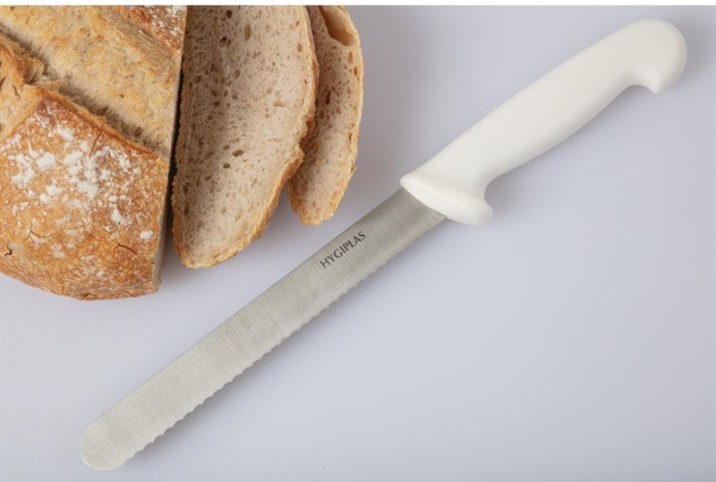  Hygiplas Brotmesser 20cm wei&szlig; 