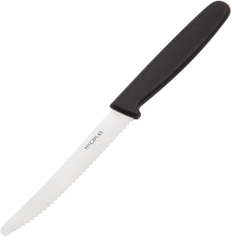  Hygiplas schwarz Tomatenmesser 10cm 