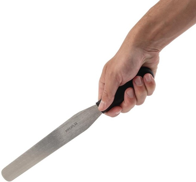  Hygiplas Palettenmesser gerade 20cm schwarz 