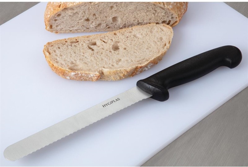  Hygiplas Brotmesser schwarz 13cm 