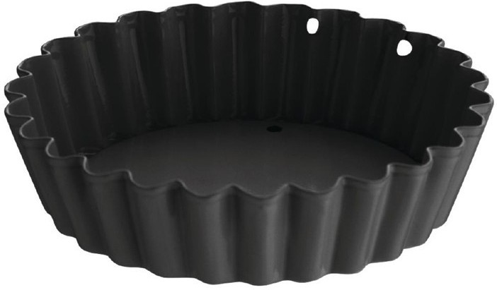  Vogue Antihaft Mini-Quicheformen mit herausnehmbarem Boden 8cm 