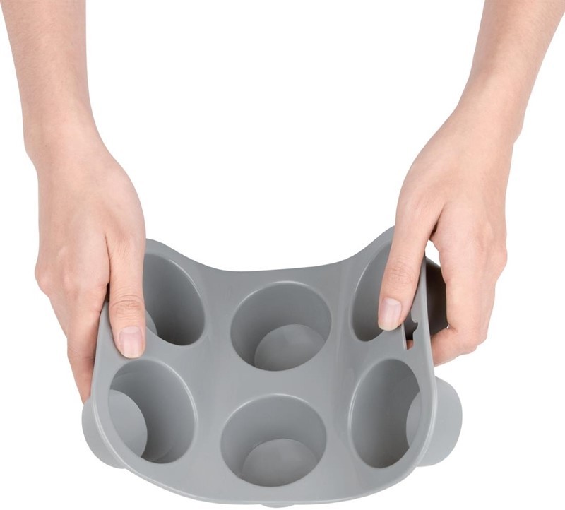  Vogue Muffinbackform Silikon 6 Muffins 