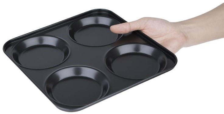  Vogue antihaftbeschichtete Yorkshire-Pudding-Formen 4 Formen 
