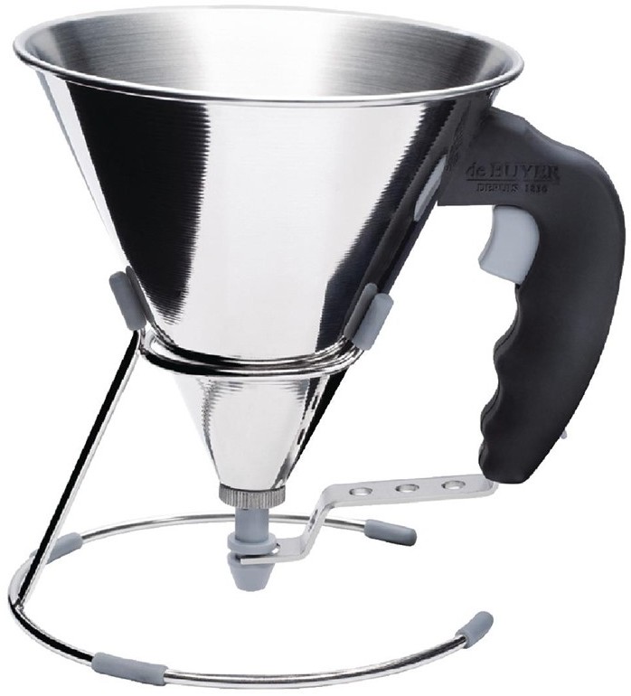  De Buyer Mini Fondanttrichter automatisch 0,8L 