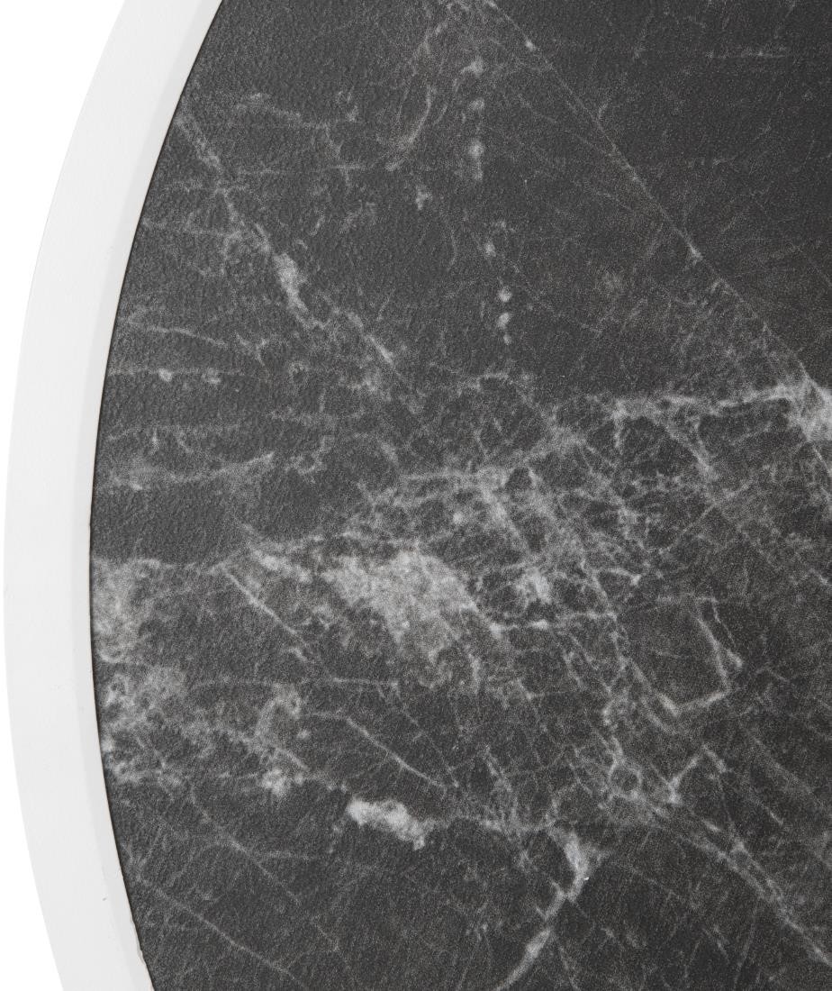  Bolero Fiberglas-Tischplatte, rund, dunkler Granit-Effekt, 580 mm 