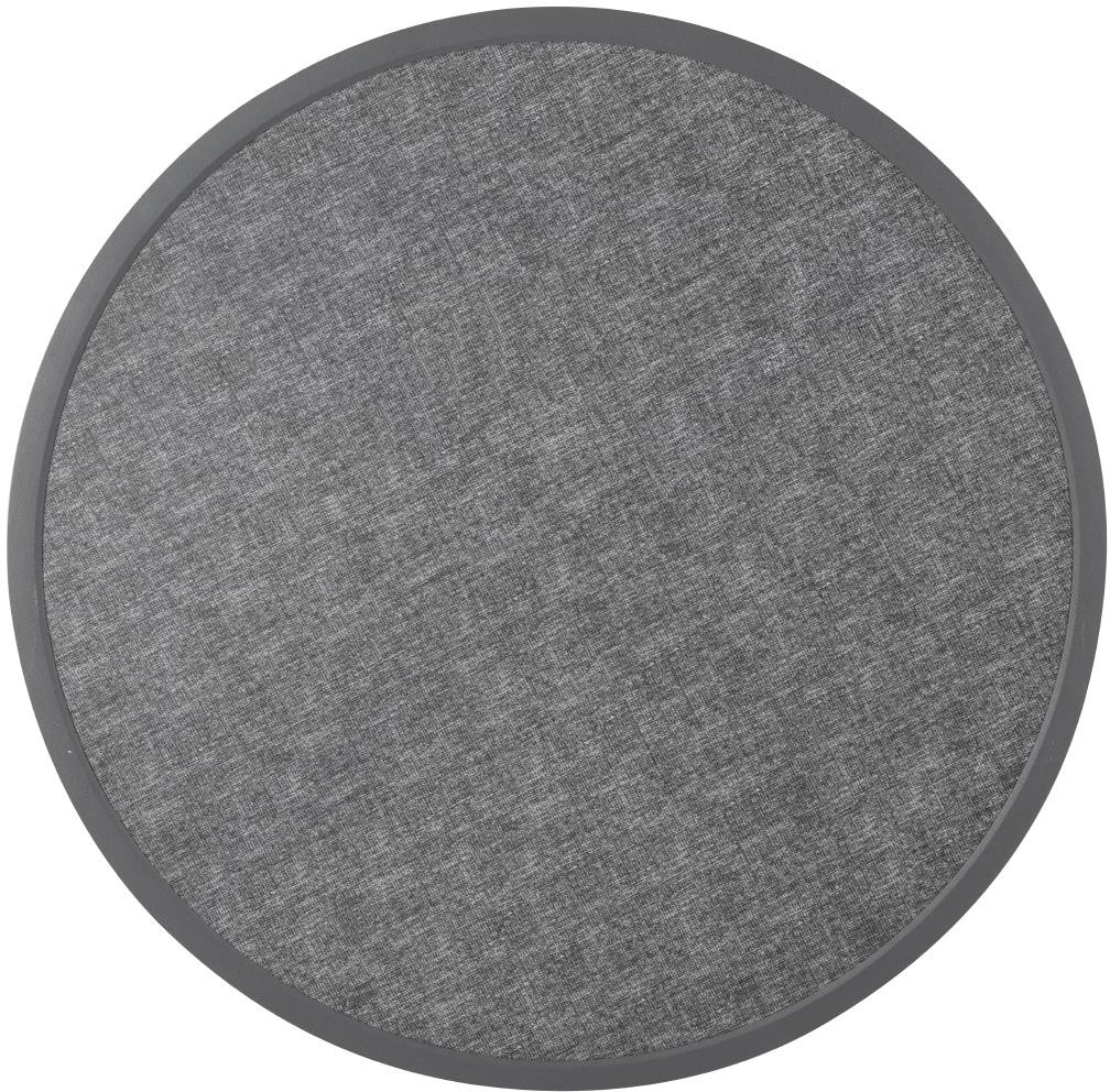  Bolero Runde Bolero-Tischplatte aus Glasfaser, geb&uuml;rstet schwarz, 580 mm 