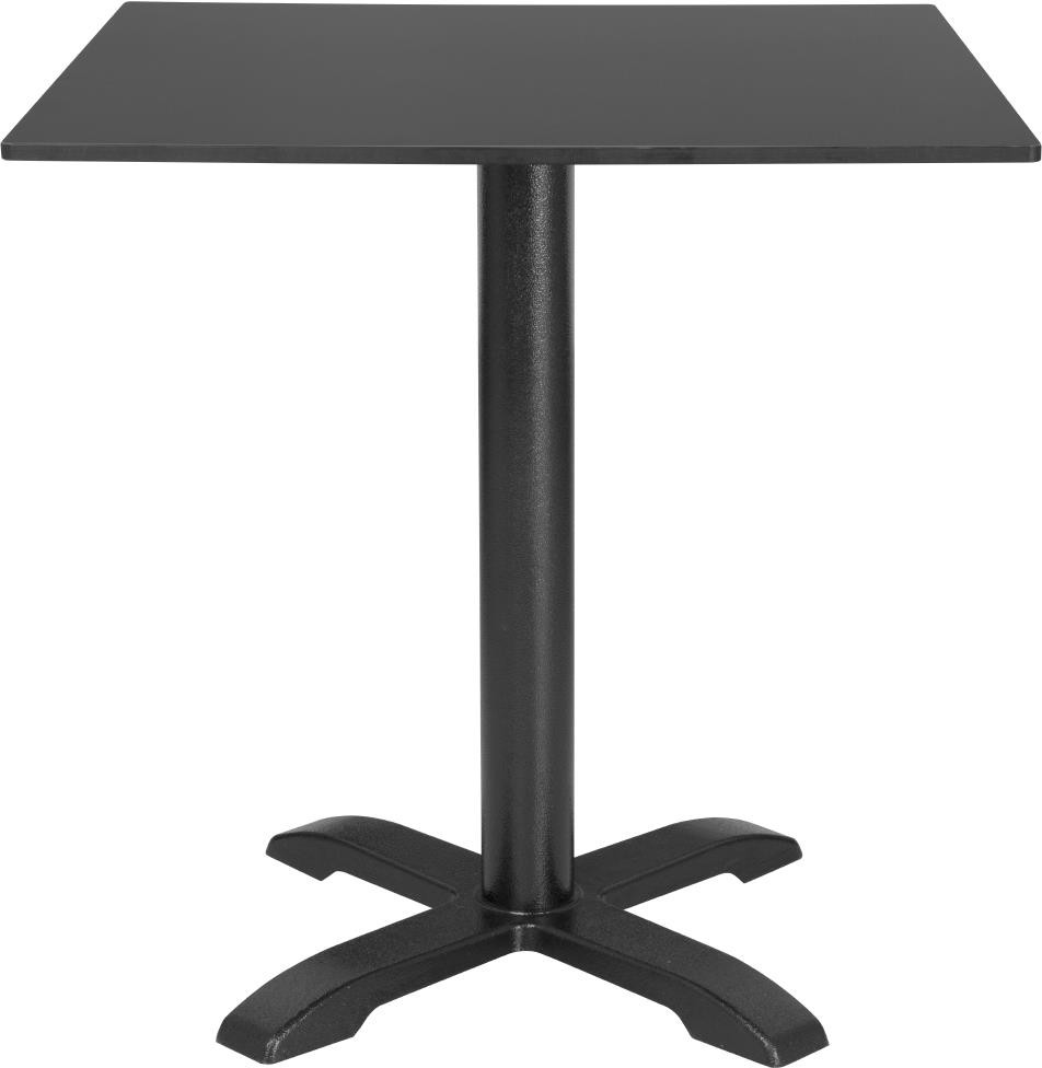  Bolero Mattschwarz Quadratische Tischplatte f&uuml;r drau&szlig;en 700mm 