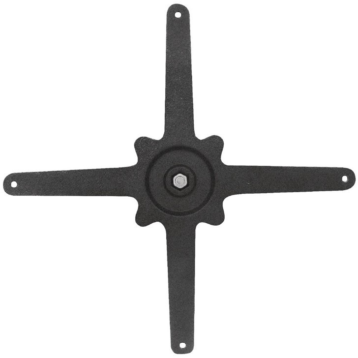  Bolero quadratischer Tischfu&szlig; mit Stufen Gusseisen 72cm hoch 