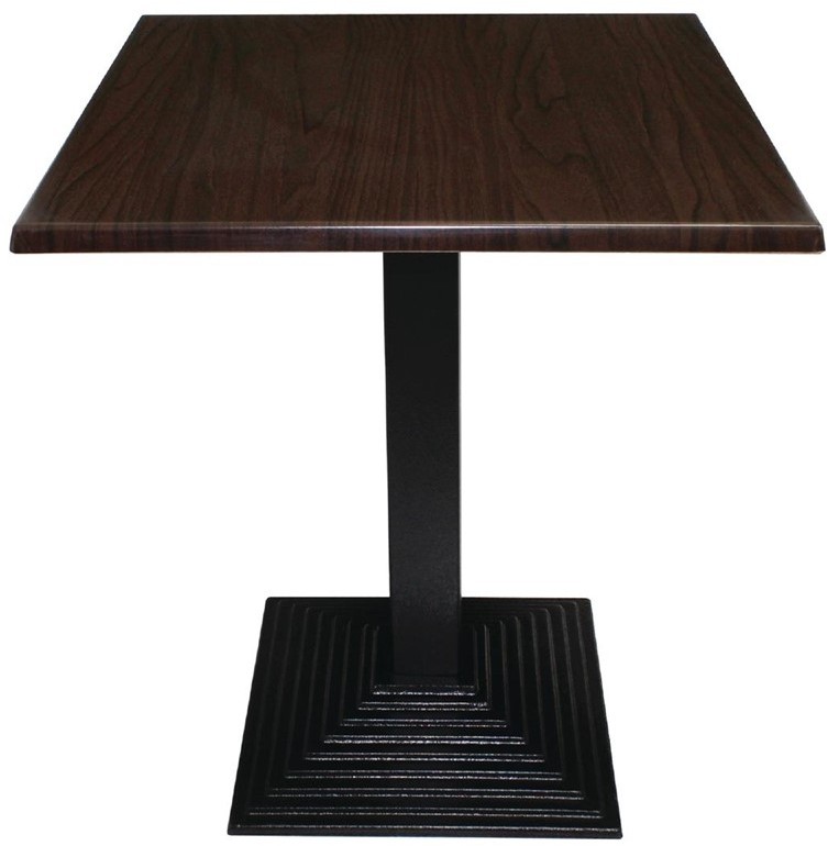 Bolero quadratischer Tischfu&szlig; mit Stufen Gusseisen 72cm hoch 
