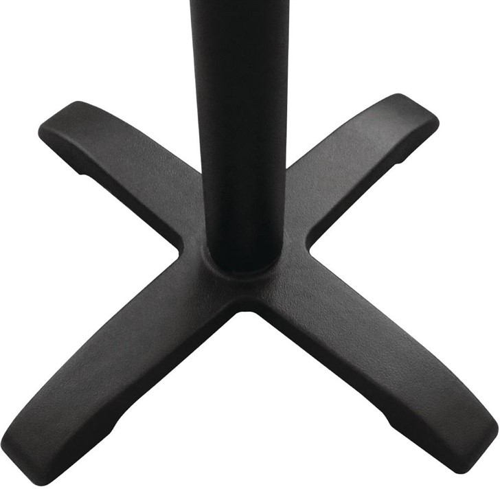  Bolero Tischfu&szlig; mit Fu&szlig;kreuz Gusseisen 72cm hoch 