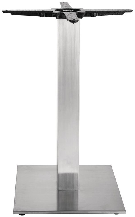  Bolero quadratischer Tischfuß Edelstahl 72cm hoch 