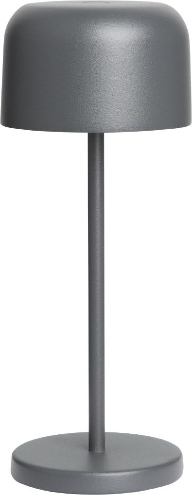  Olympia Siena Tischlampe Runde Kuppel Grau 200mm 