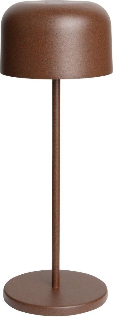  Olympia Siena Tischlampe Runde Kuppel Kastanie 300mm 
