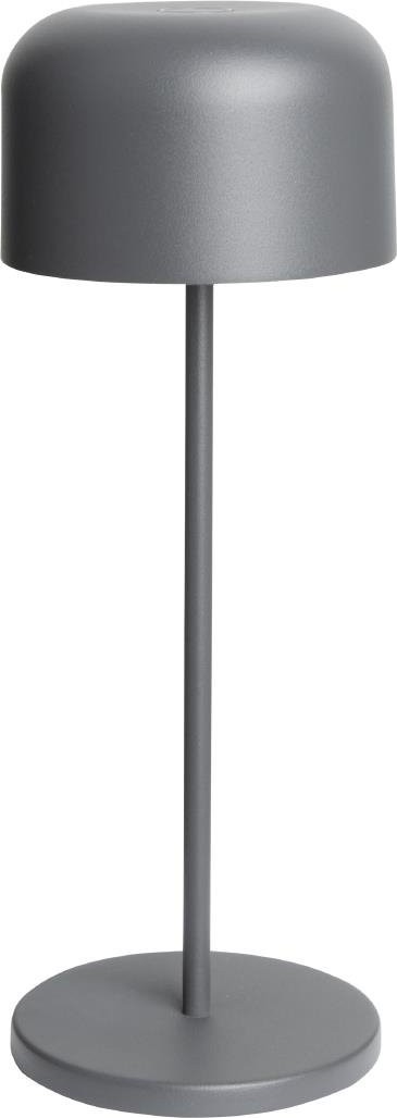  Olympia Siena Tischlampe Runder Dom Grau 300mm 