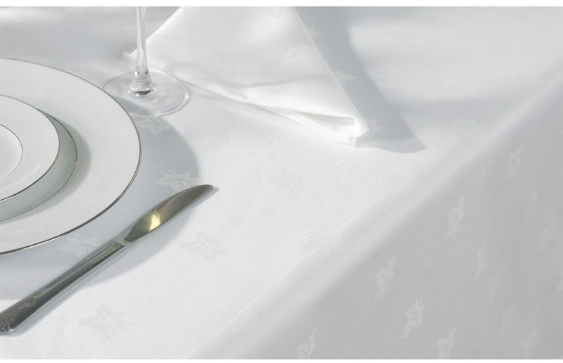  Mitre Luxury Luxor Tischdecke weiß 135cm 