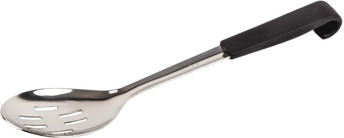  Vogue Servierl&ouml;ffel mit schwarzem Griff 34cm 