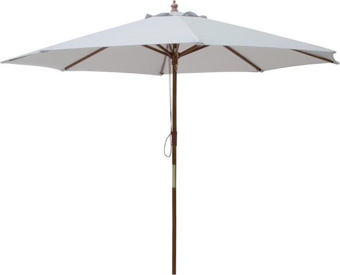  Bolero Runder Sonnenschirm Grau 3 Meter 