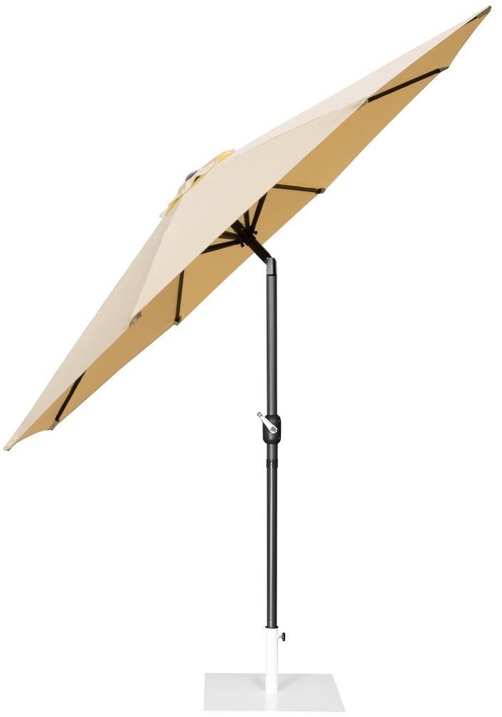  Bolero Seville runder Sonnenschirm, 3 m Durchmesser, cremefarben 