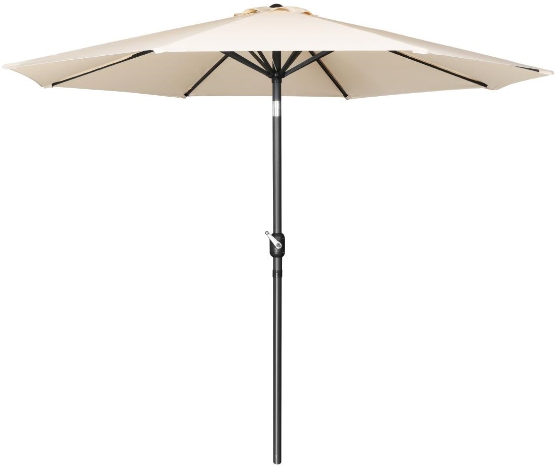  Bolero Seville runder Sonnenschirm, 3 m Durchmesser, cremefarben 