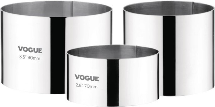  Vogue Moussering Edelstahl 6 x 7cm 