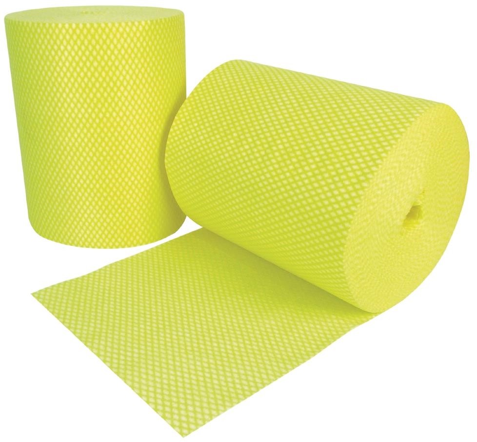  EcoTech Envirolite Super antibakterielle Reinigungst&uuml;cher gelb (Rolle mit 2 x 500) (2 St&uuml;ck) 