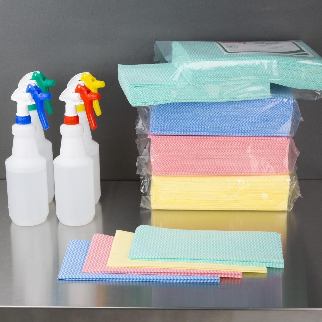  Jantex Vliesstofft&uuml;cher Rot (50 St&uuml;ck) 