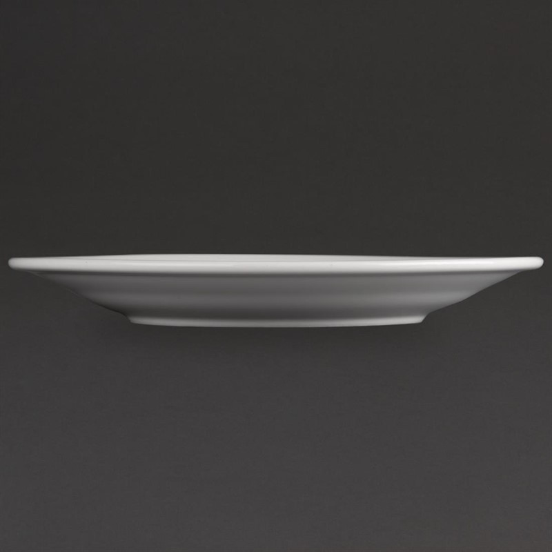  Athena Hotelware runde Teller mit breitem Rand 20,2cm 