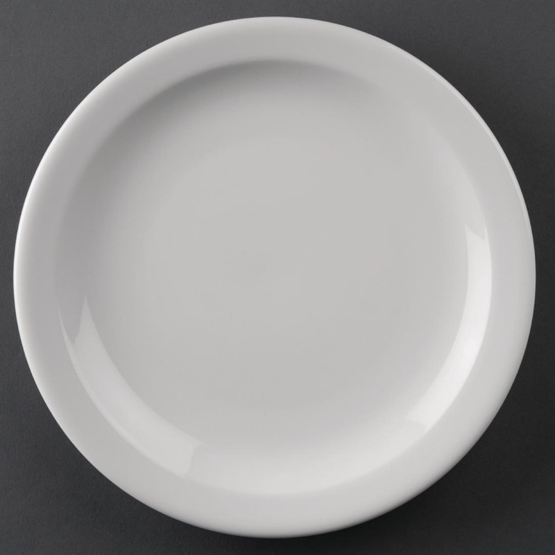  Athena Hotelware runde Teller mit schmalem Rand 20,5cm 